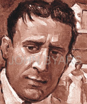 a portrait of the Scottish Colourist Fergusson watermarked 2