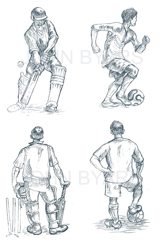 four sportsmen watermarked 2