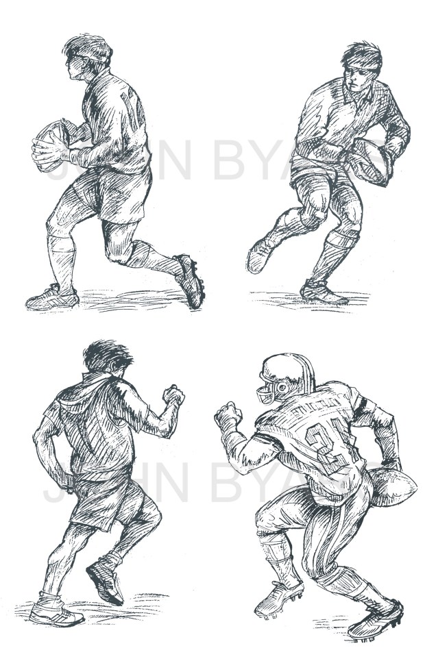 four sportsmen watermarked