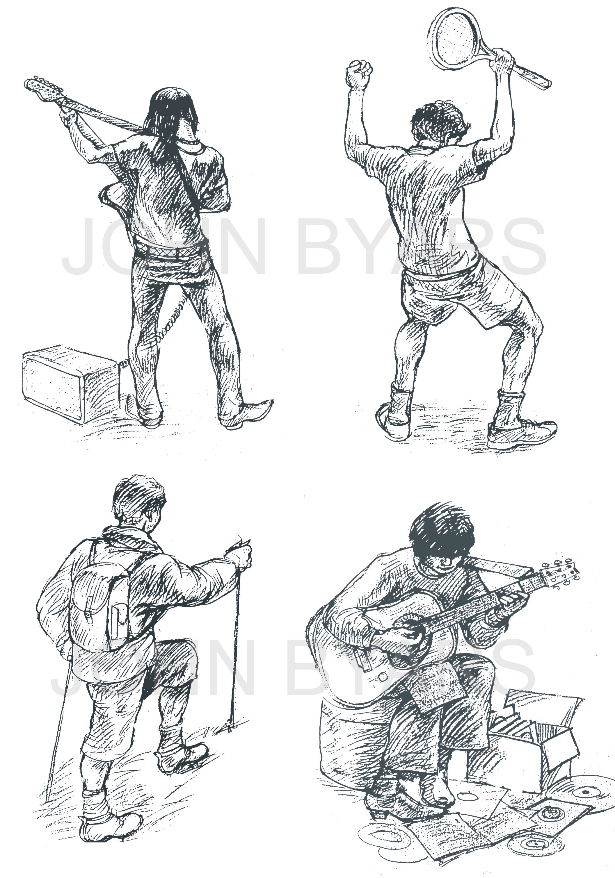 four young men watermarked