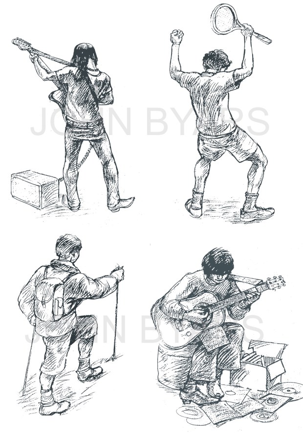 four young men watermarked