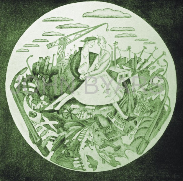 glasgow folk festival etching 1 watermarked