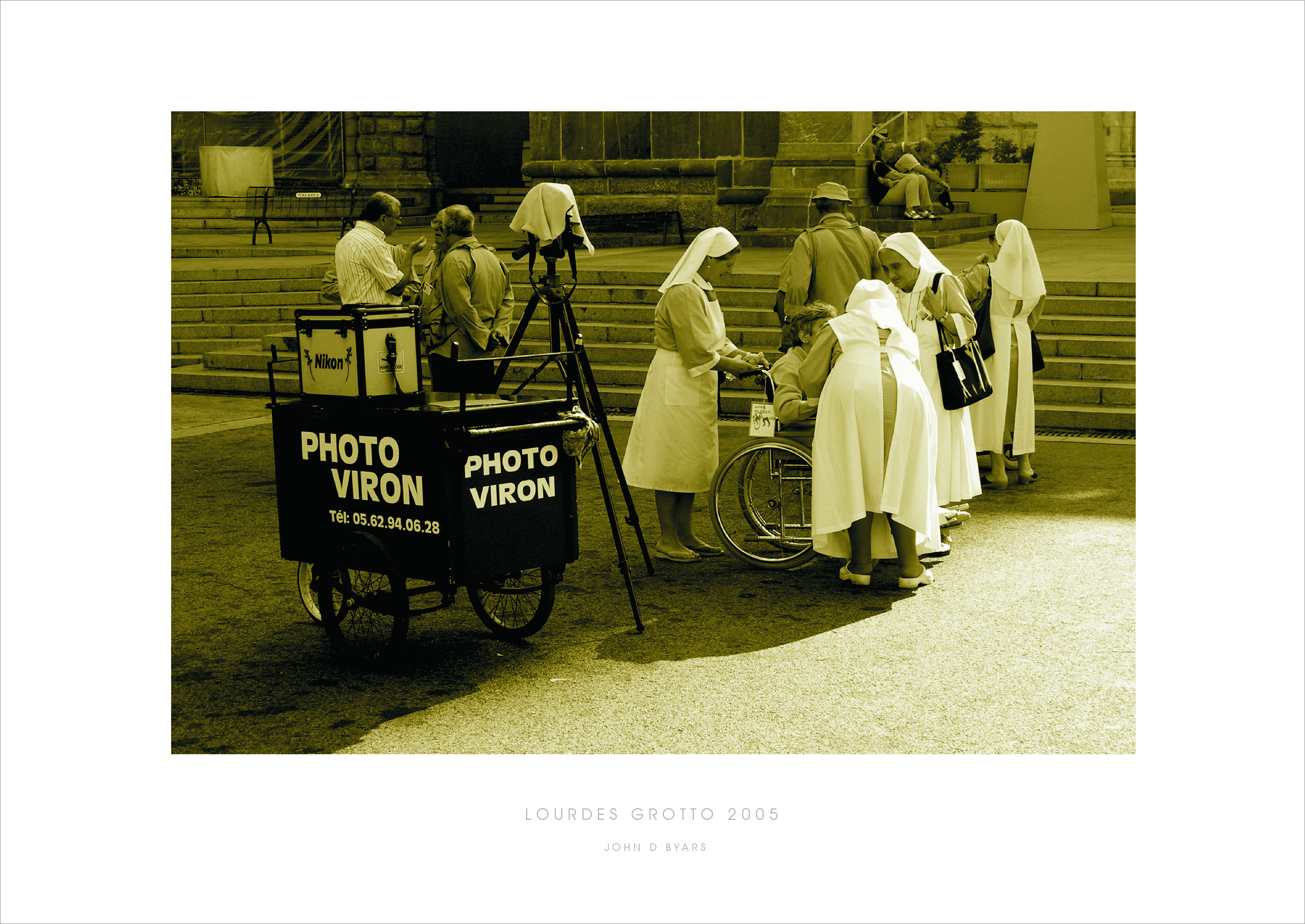 ITALIAN NURSES IN LOURDES GROTTO DUO 2
