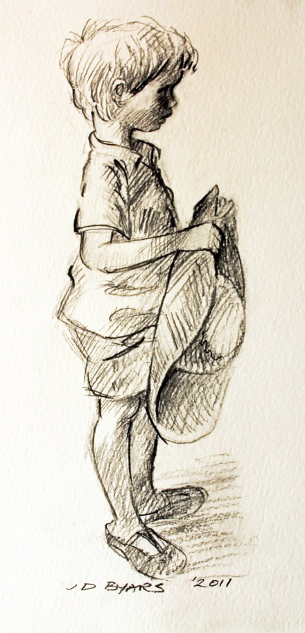 Original Glasgow Boy with a hat original