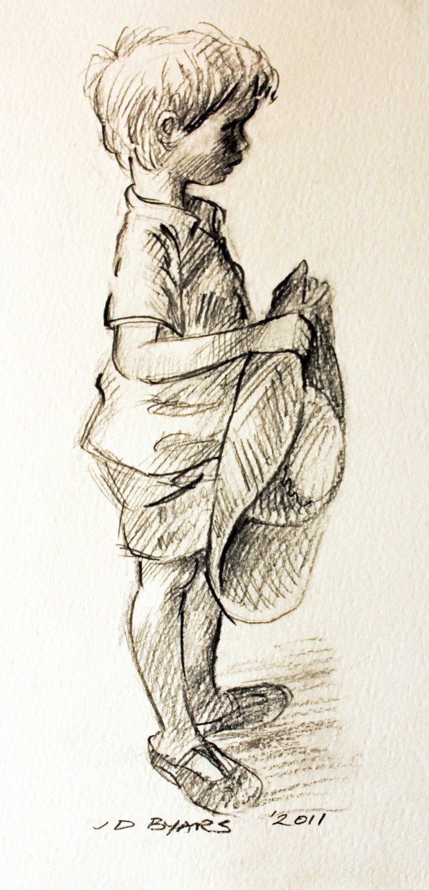 Original Glasgow Boy with a hat original