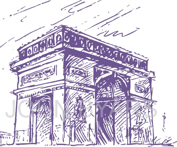 paris the arc de triumph 1