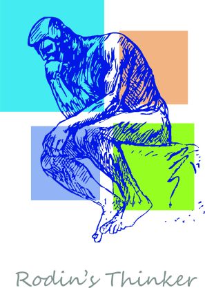 the rodins thinker poster 1