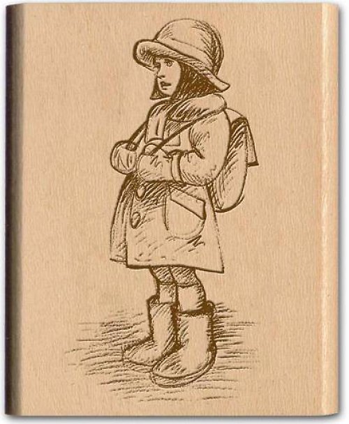 wooden block nostalgia stamp 1